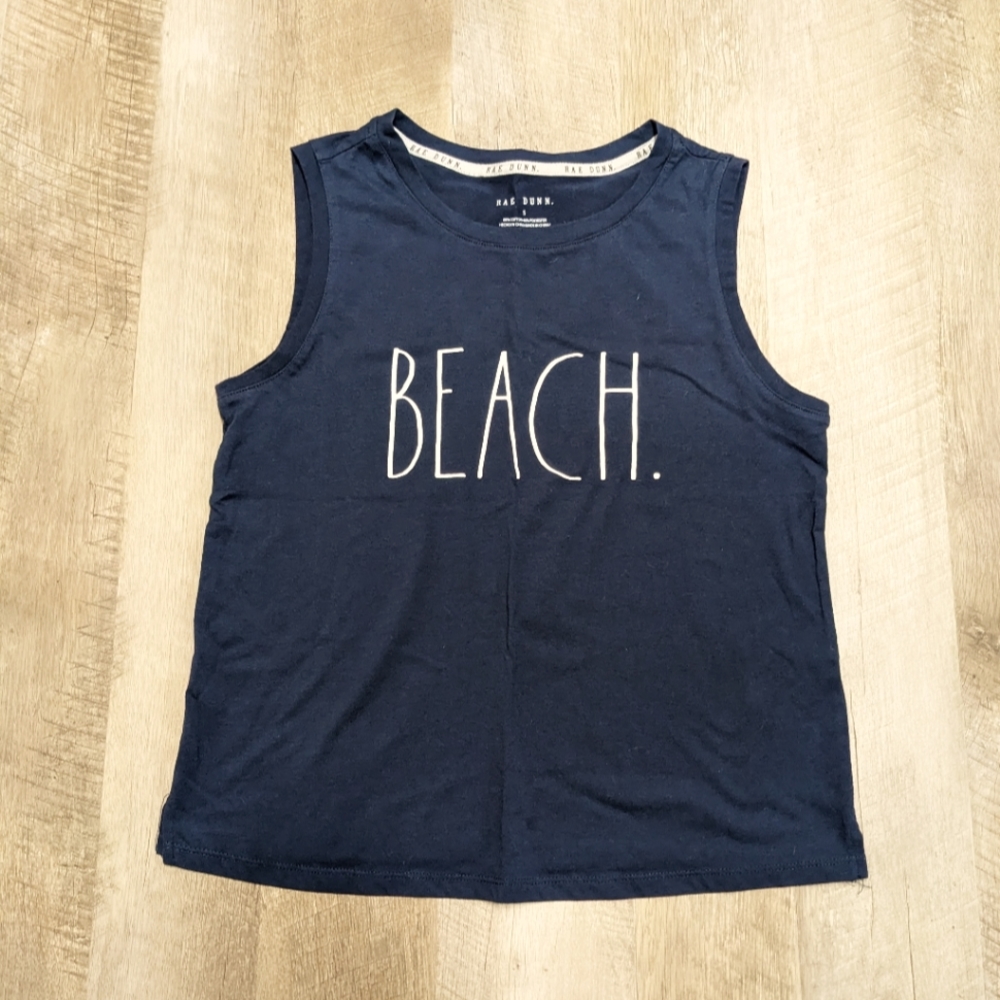 Rae Dunn. Beach Sleeveless Top